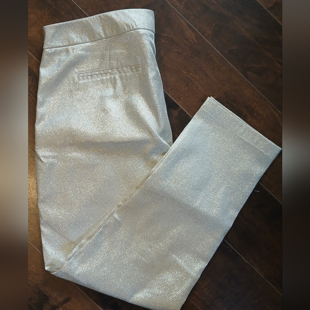 Jennifer Lopez Shimmering Gold Pants